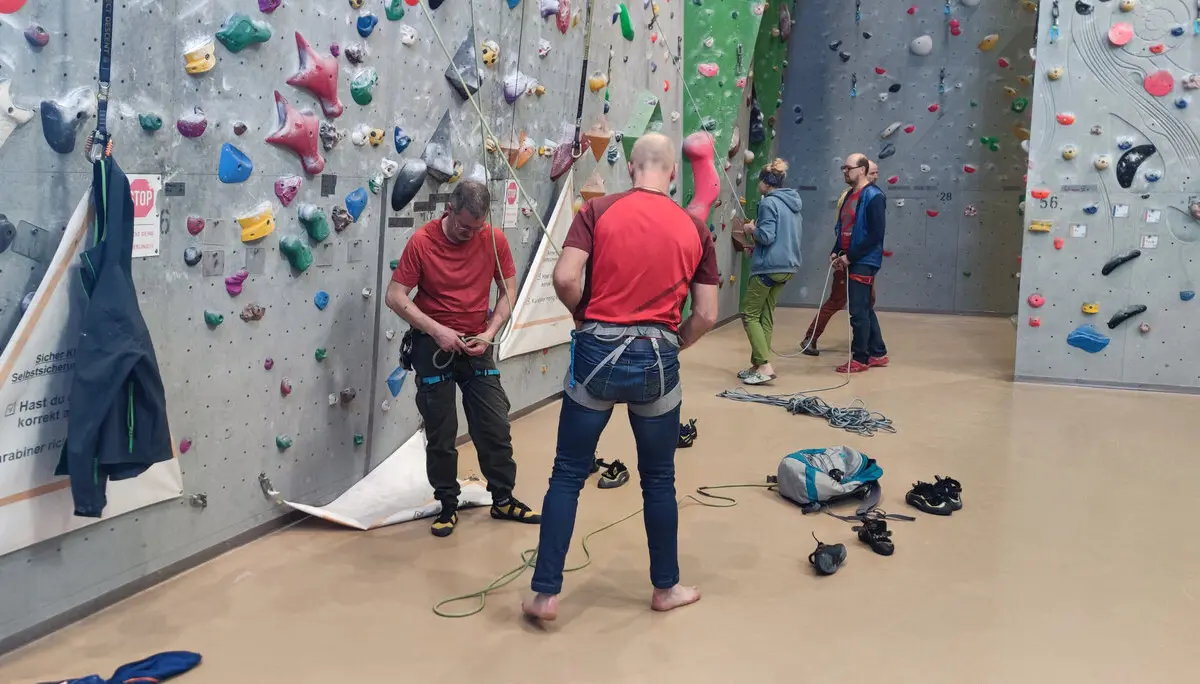 © DAV Teisendorf - OG Waging - Fortbildung Kletterbetreuer