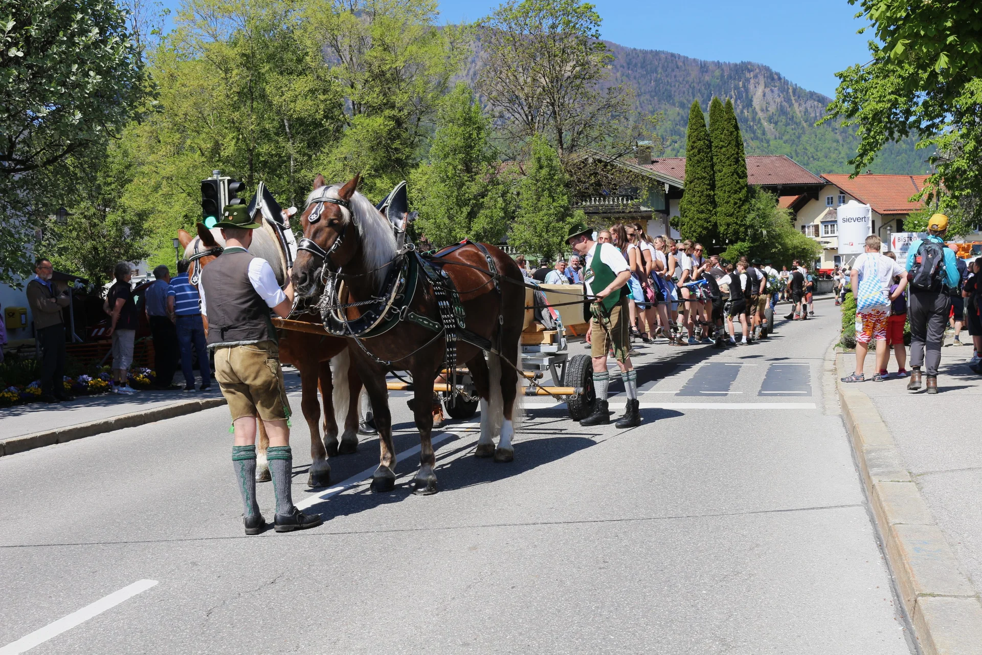 Maibaum-Aufstellen in Unterwössen | © DAV Sektion Teisendorf
