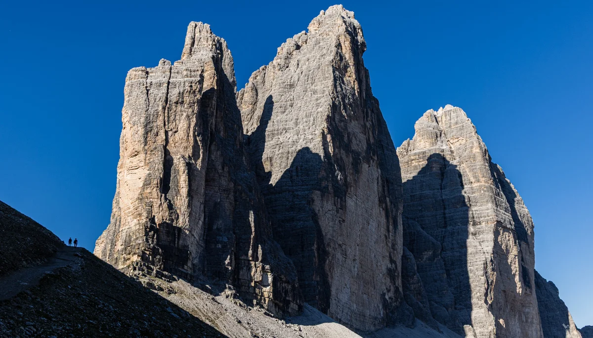© DAV Teisendorf - Beachte den schlanken Schatten der kleinen Zinne