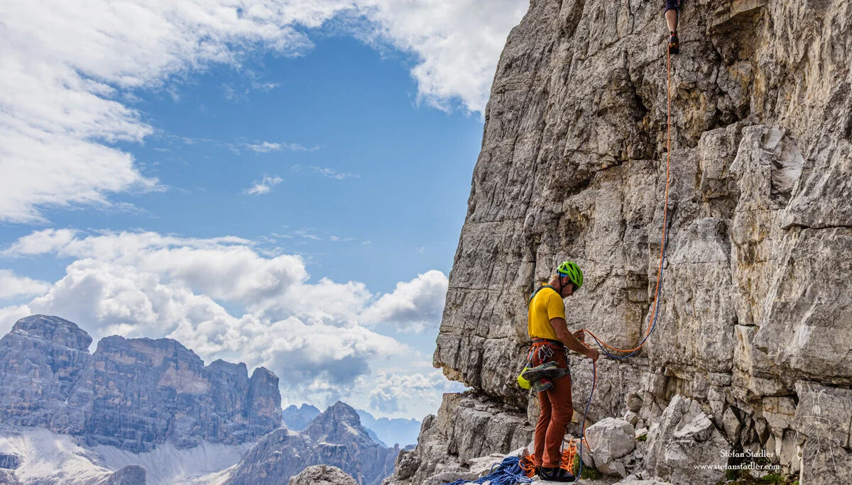 © DAV Teisendorf - in der Nordwand der kleinen Zinne
