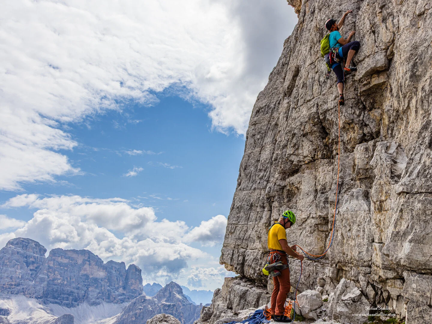 © DAV Teisendorf - in der Nordwand der kleinen Zinne