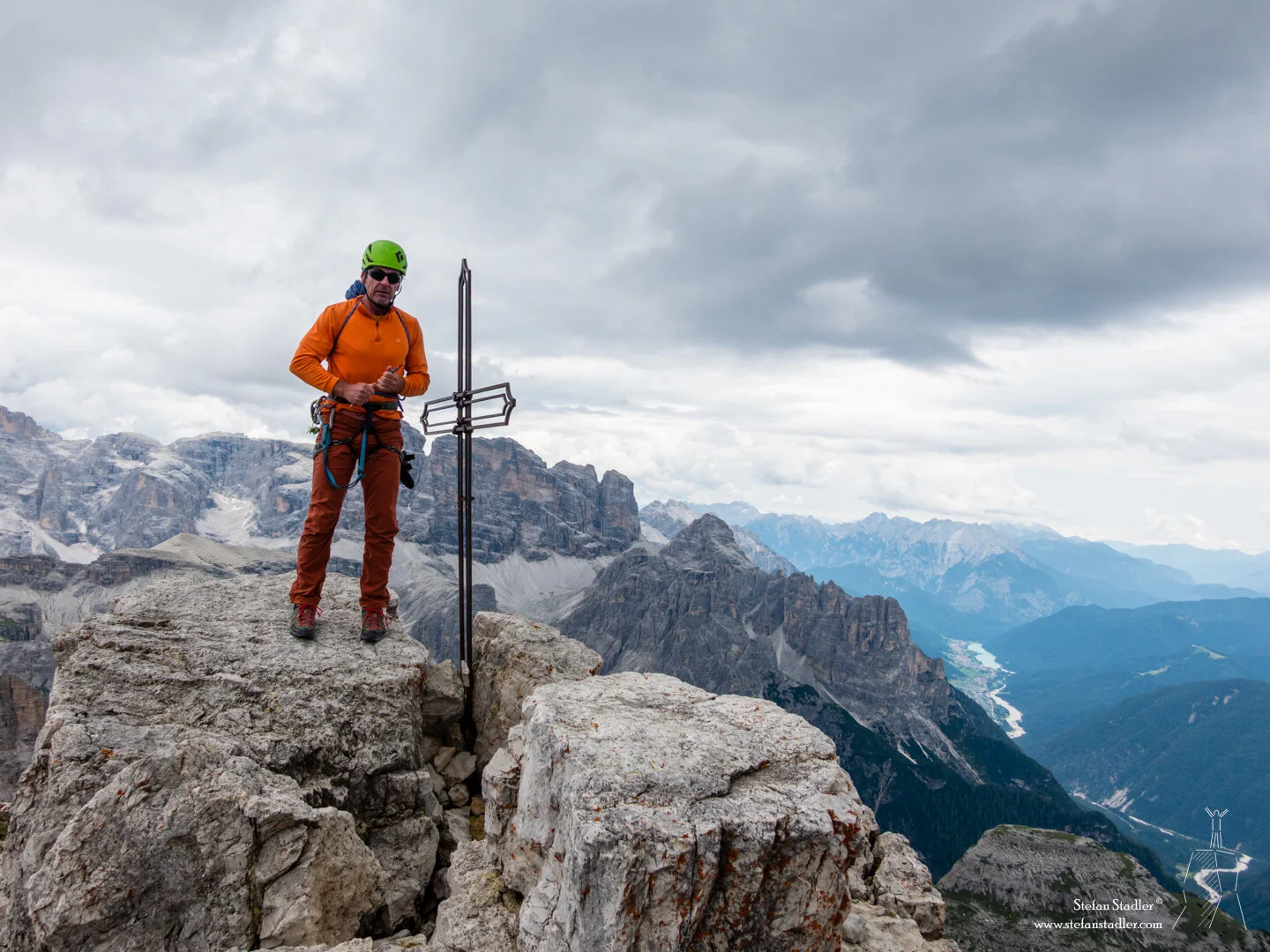 © DAV Teisendorf - auf dem Gipfel der kleinen Zinne ist wenig Platz