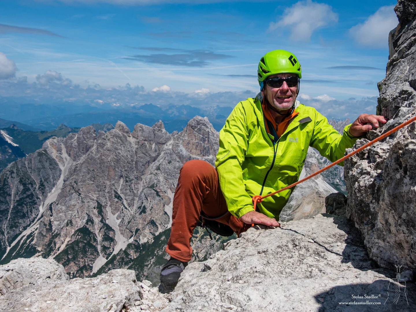 © DAV Teisendorf - kurz vor dem Gipfel der westlichen Zinne
