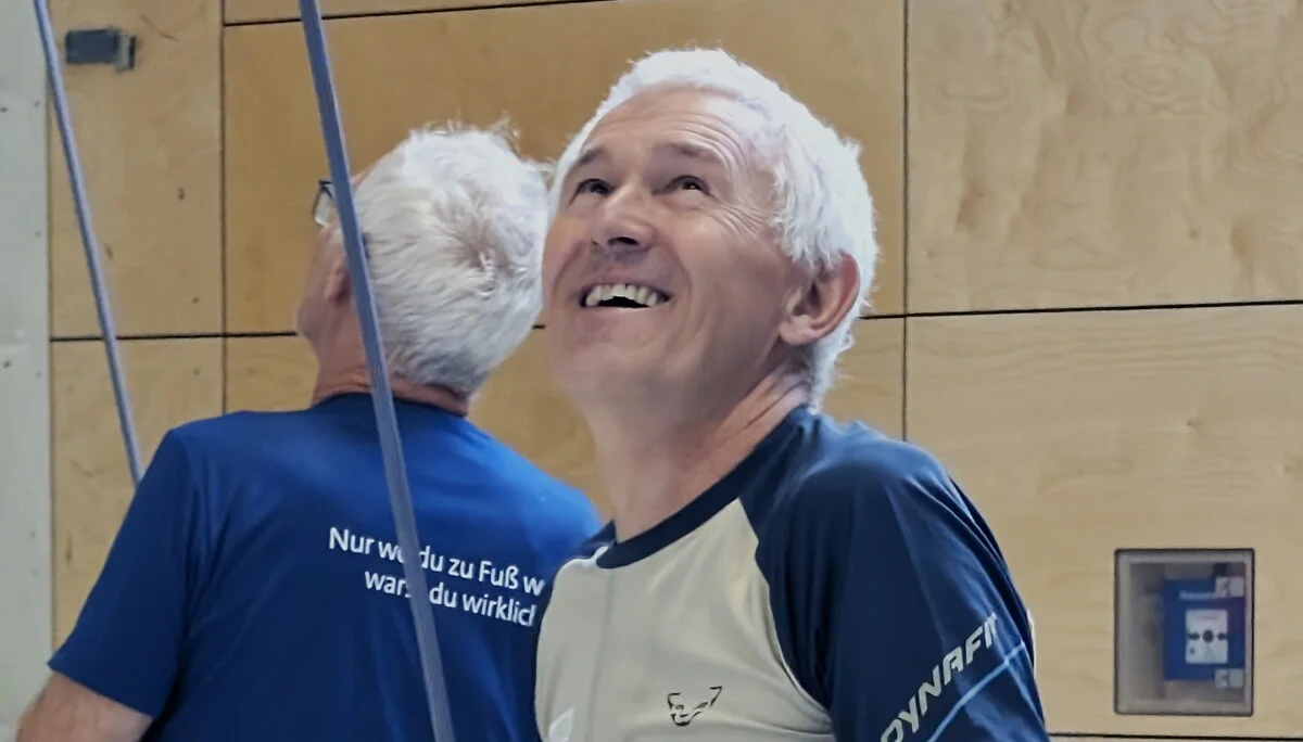 © DAV Teisendorf / OG Waging - Sepp konzentriert beim Sichern