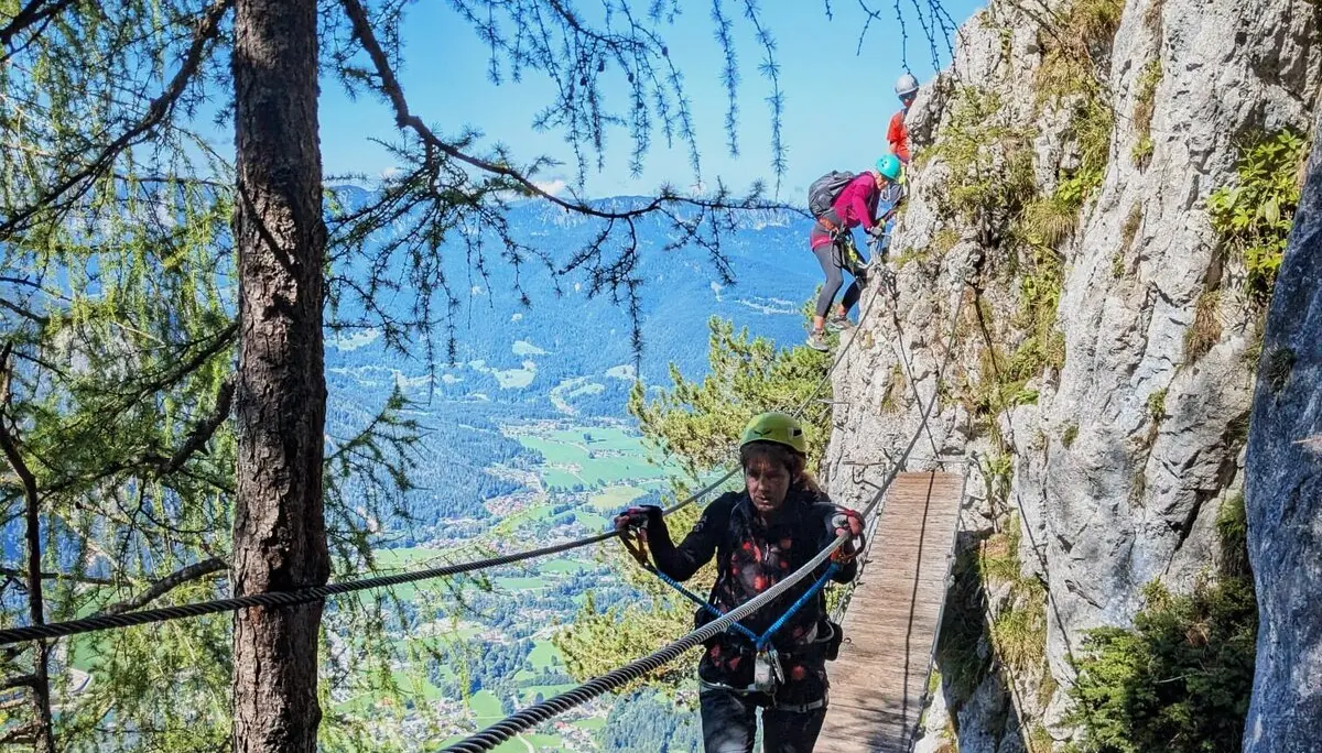© DAV Teisendorf - OG Waging - Hängebrücke