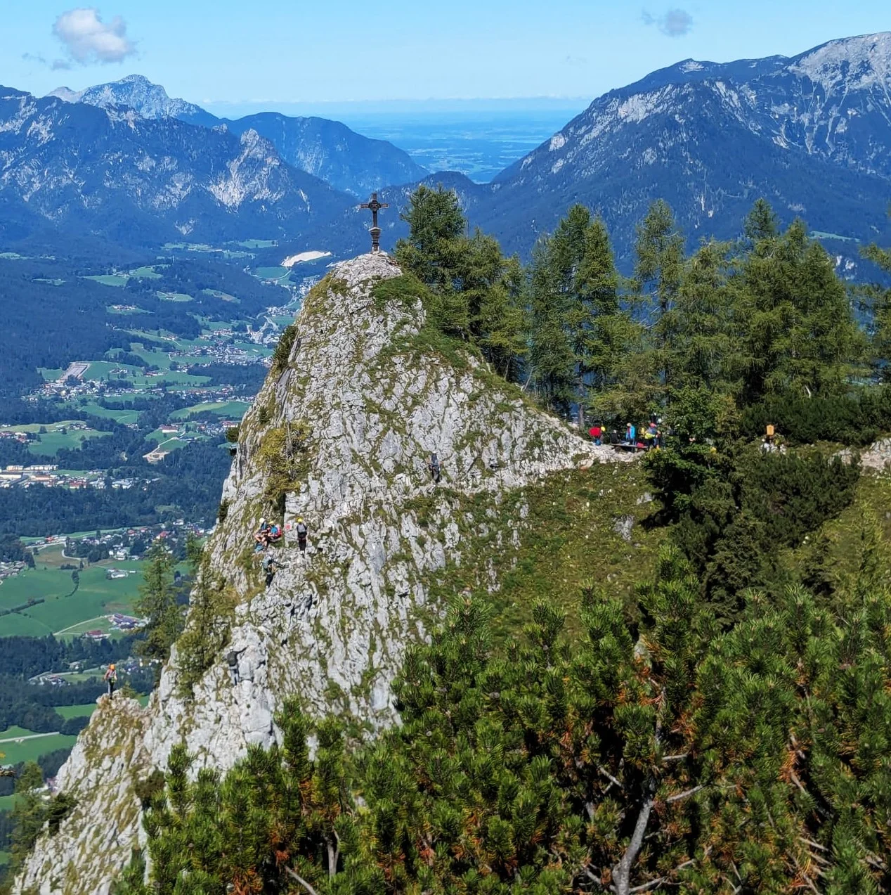 © DAV Teisendorf - OG Waging - Ausstieg vom Schützensteig