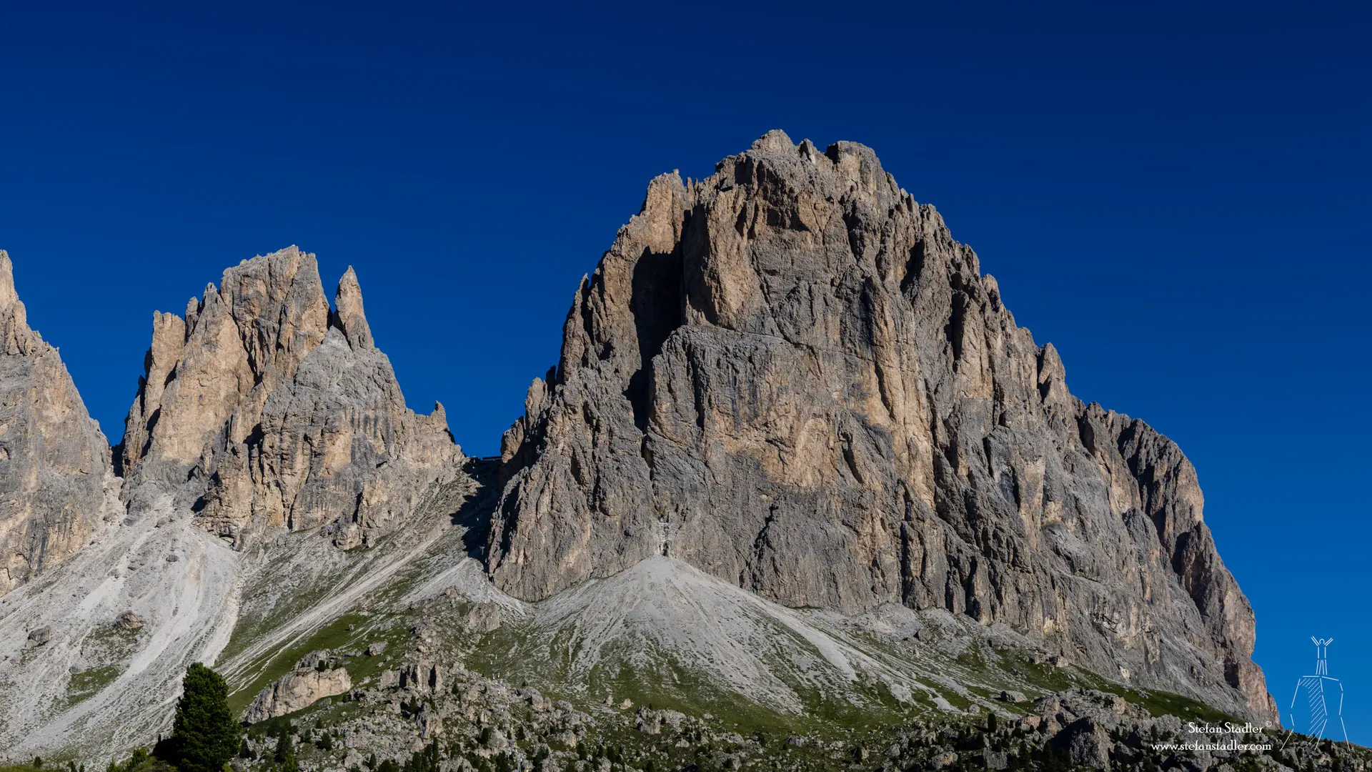 © DAV Teisendorf - Der Langkofel ragt weit in den Himmel