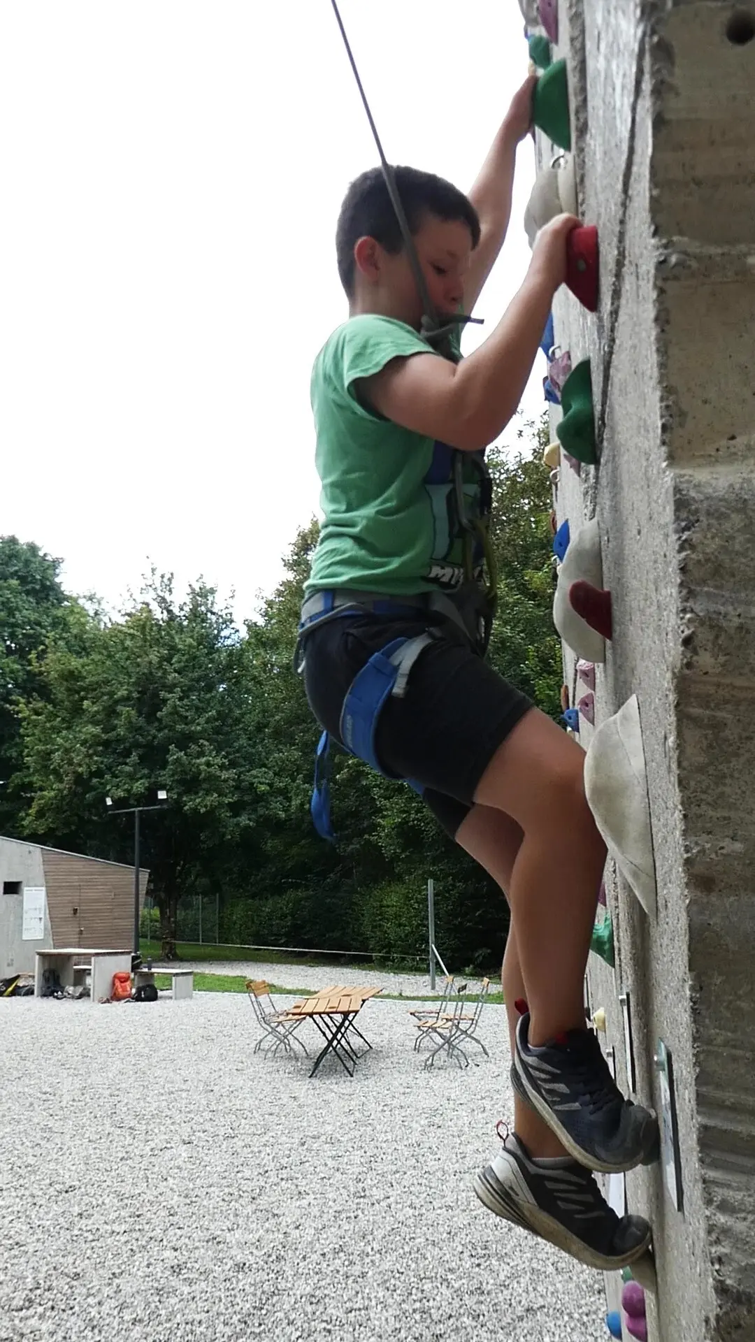 an senkrechter Wand | © DAV Teisendorf