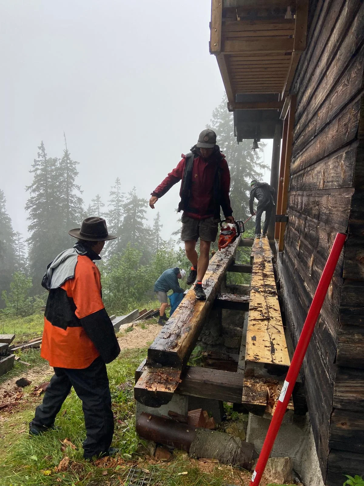 © DAV Teisendorf / Terassensanierung 08/2024