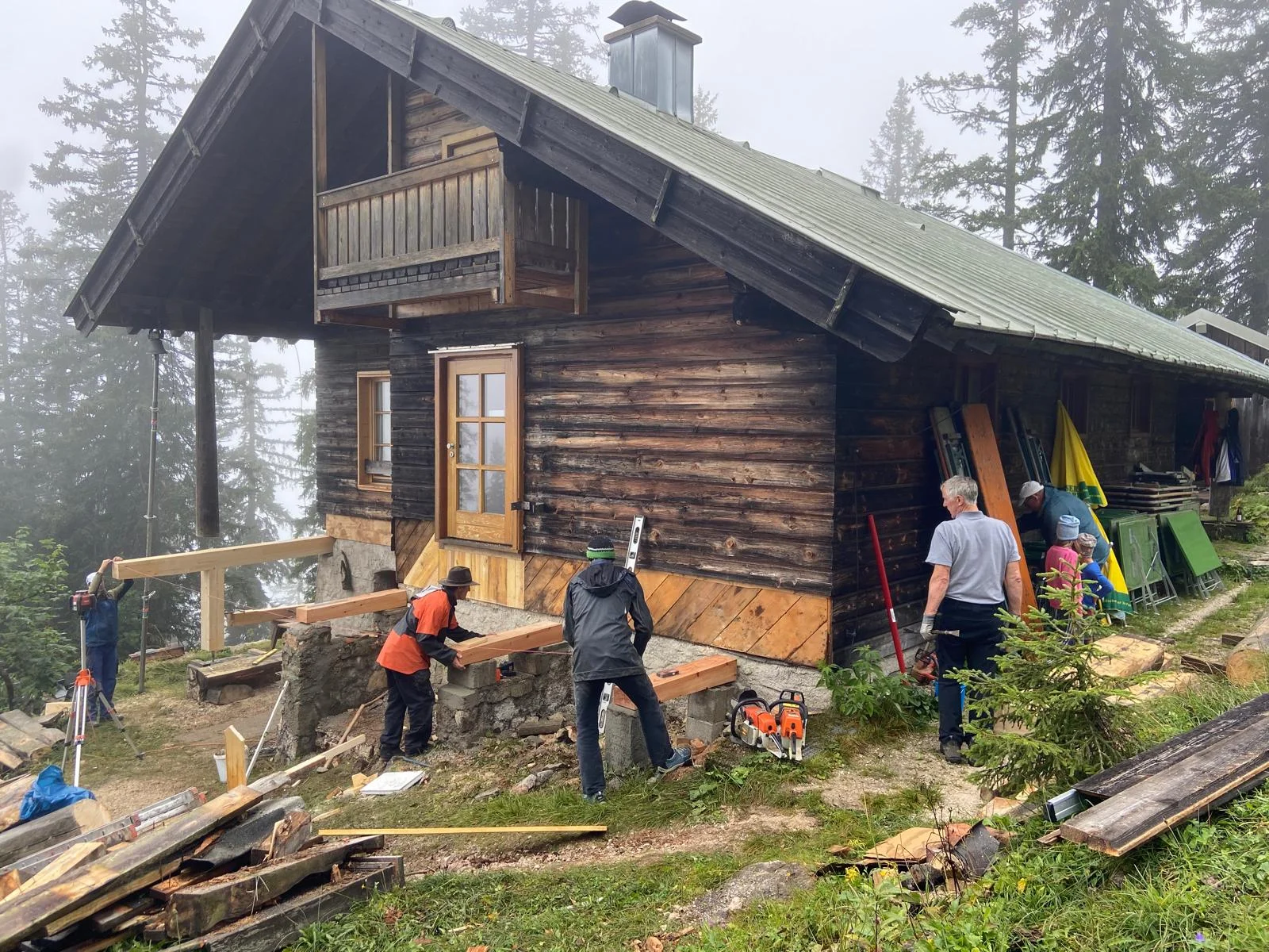 © DAV Teisendorf / Terassensanierung 08/2024