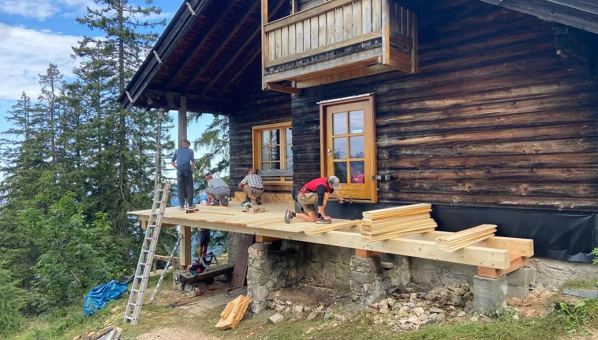 © DAV Teisendorf / Terassensanierung 08/2024