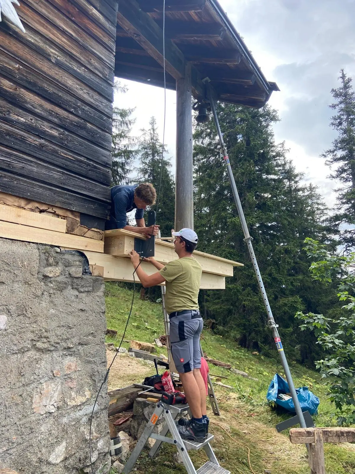 © DAV Teisendorf / Terassensanierung 08/2024