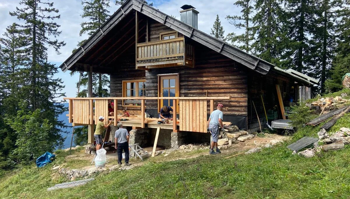 © DAV Teisendorf / Terassensanierung 08/2024