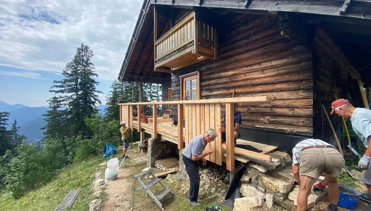 © DAV Teisendorf / Terassensanierung 08/2024