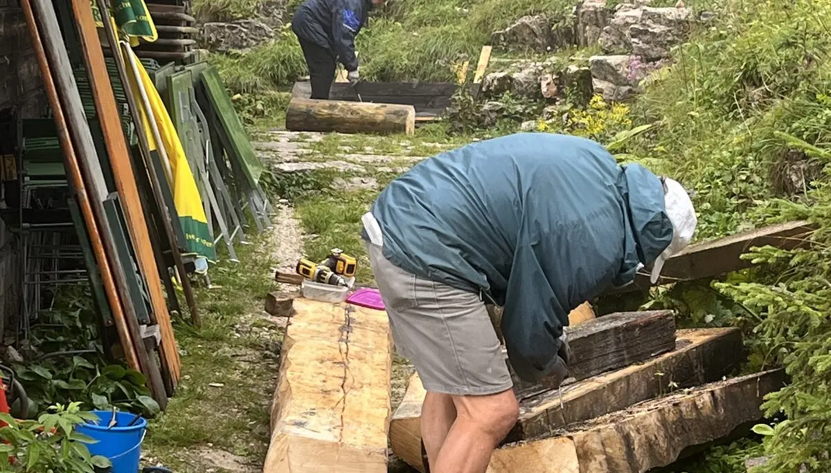 © DAV Teisendorf / Terassensanierung 08/2024