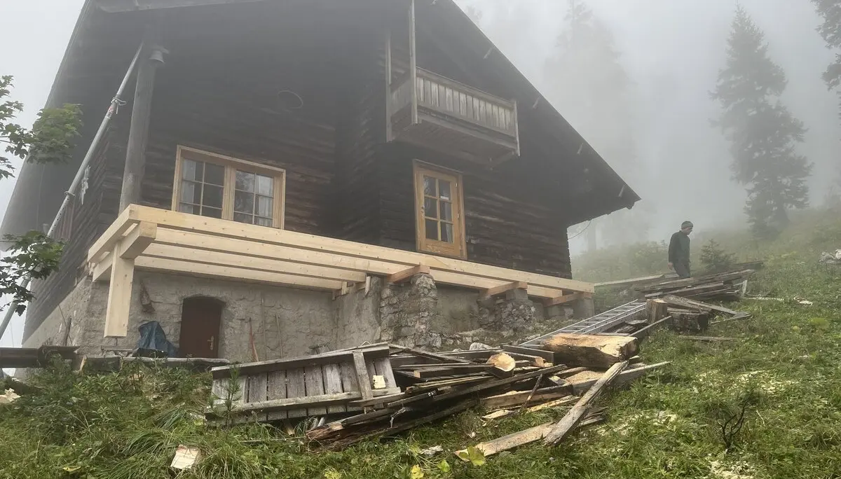 © DAV Teisendorf / Terassensanierung 08/2024