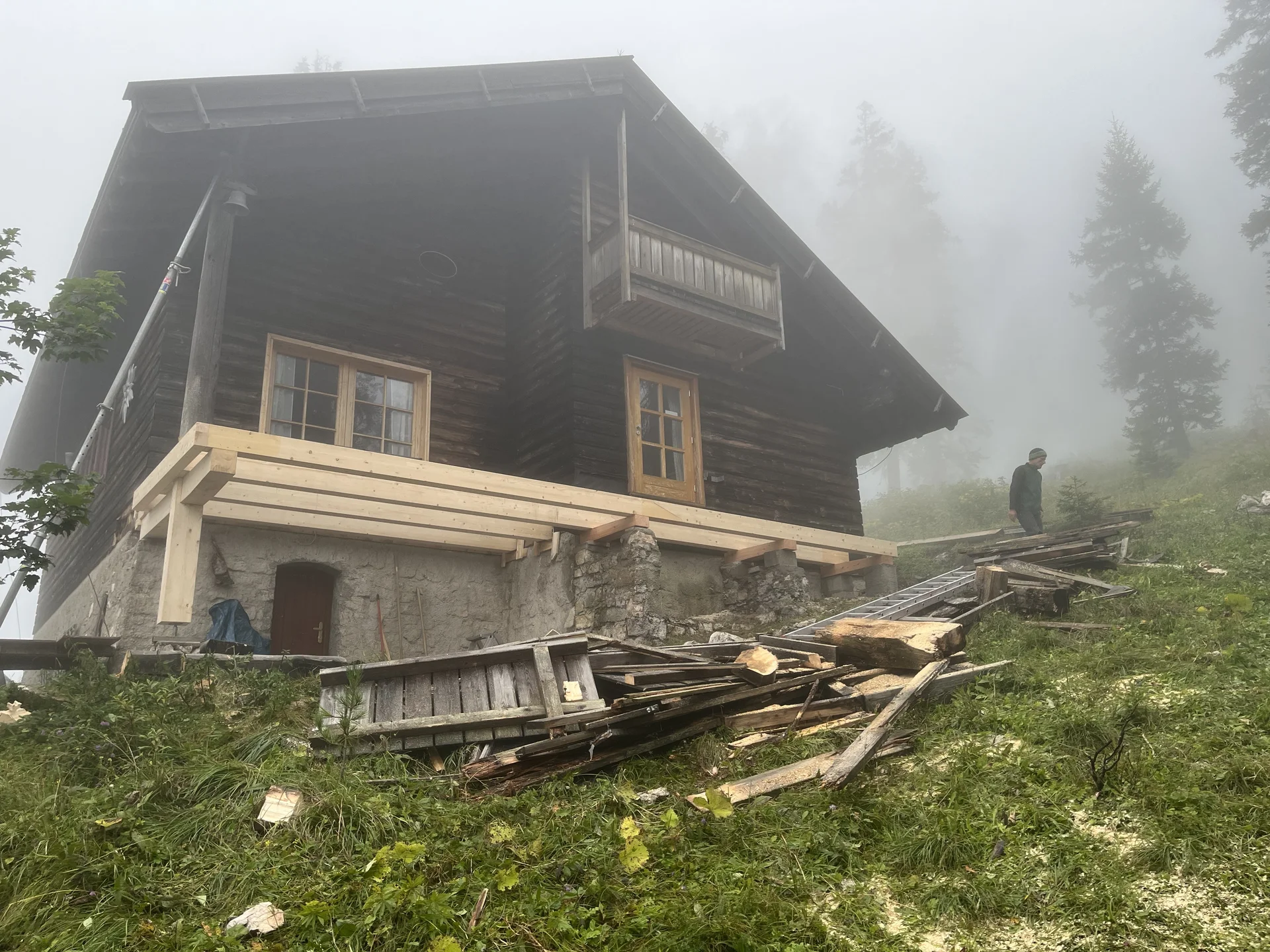 © DAV Teisendorf / Terassensanierung 08/2024