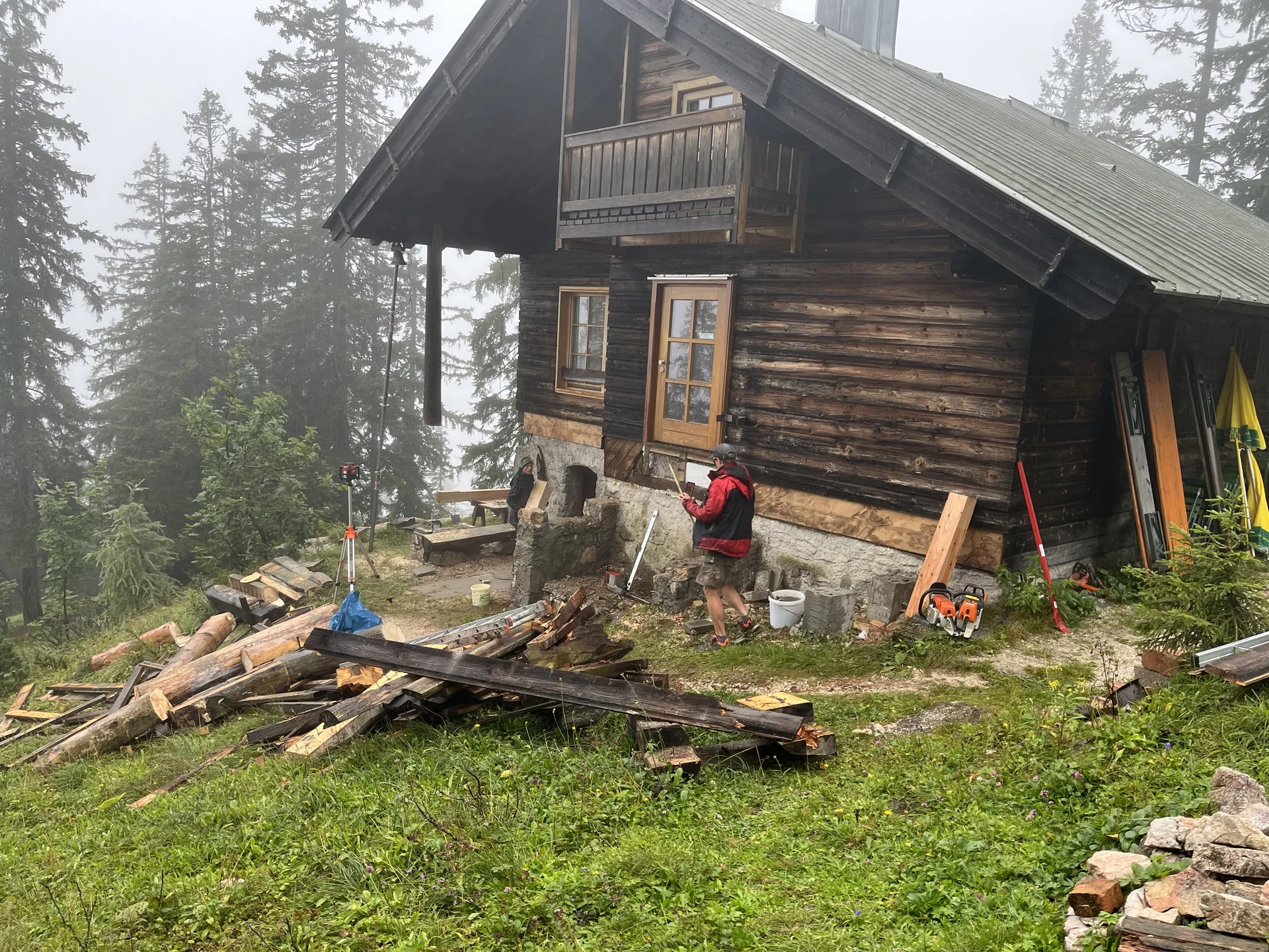 © DAV Teisendorf / Terassensanierung 08/2024