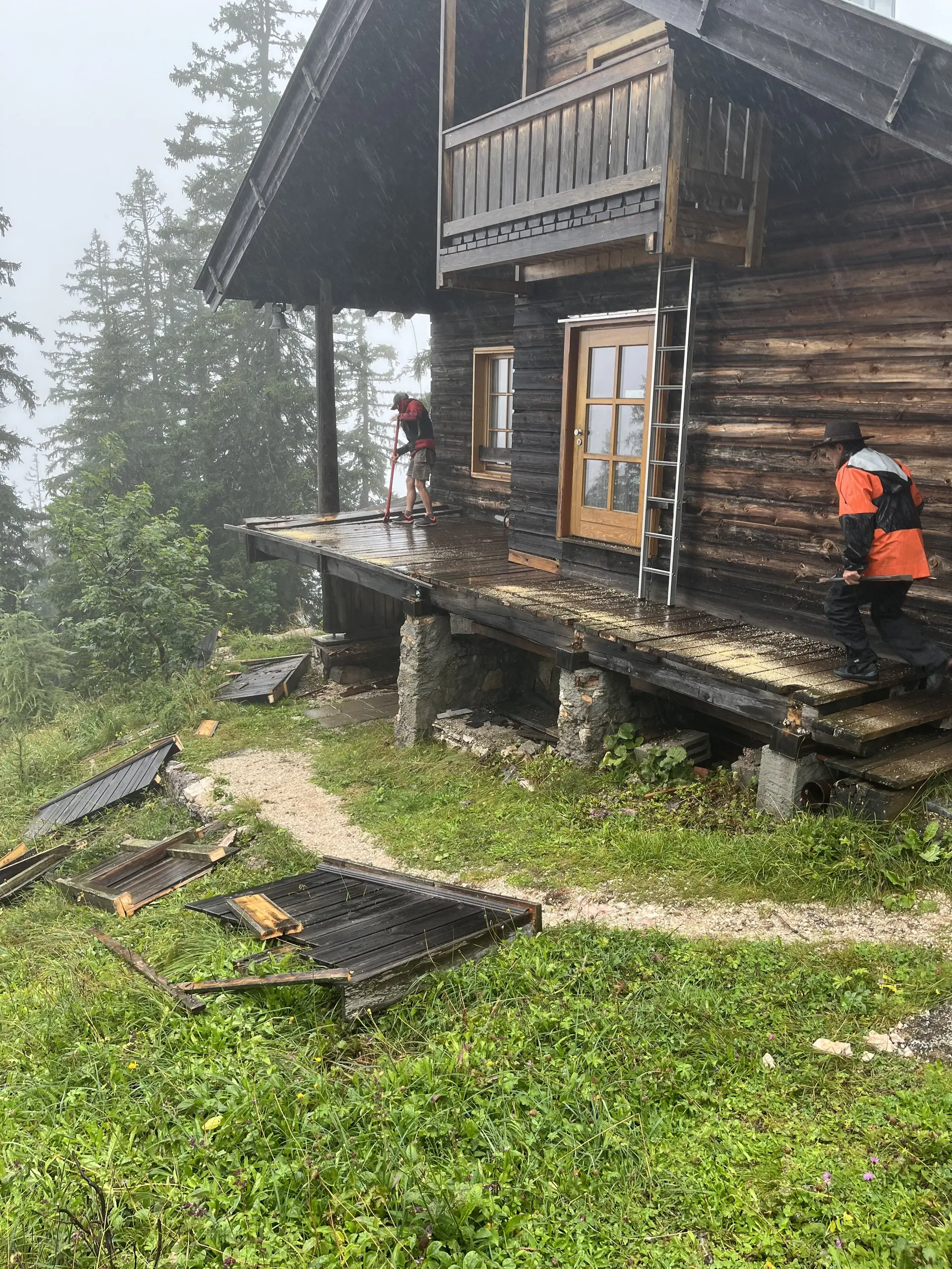 © DAV Teisendorf / Terassensanierung 08/2024