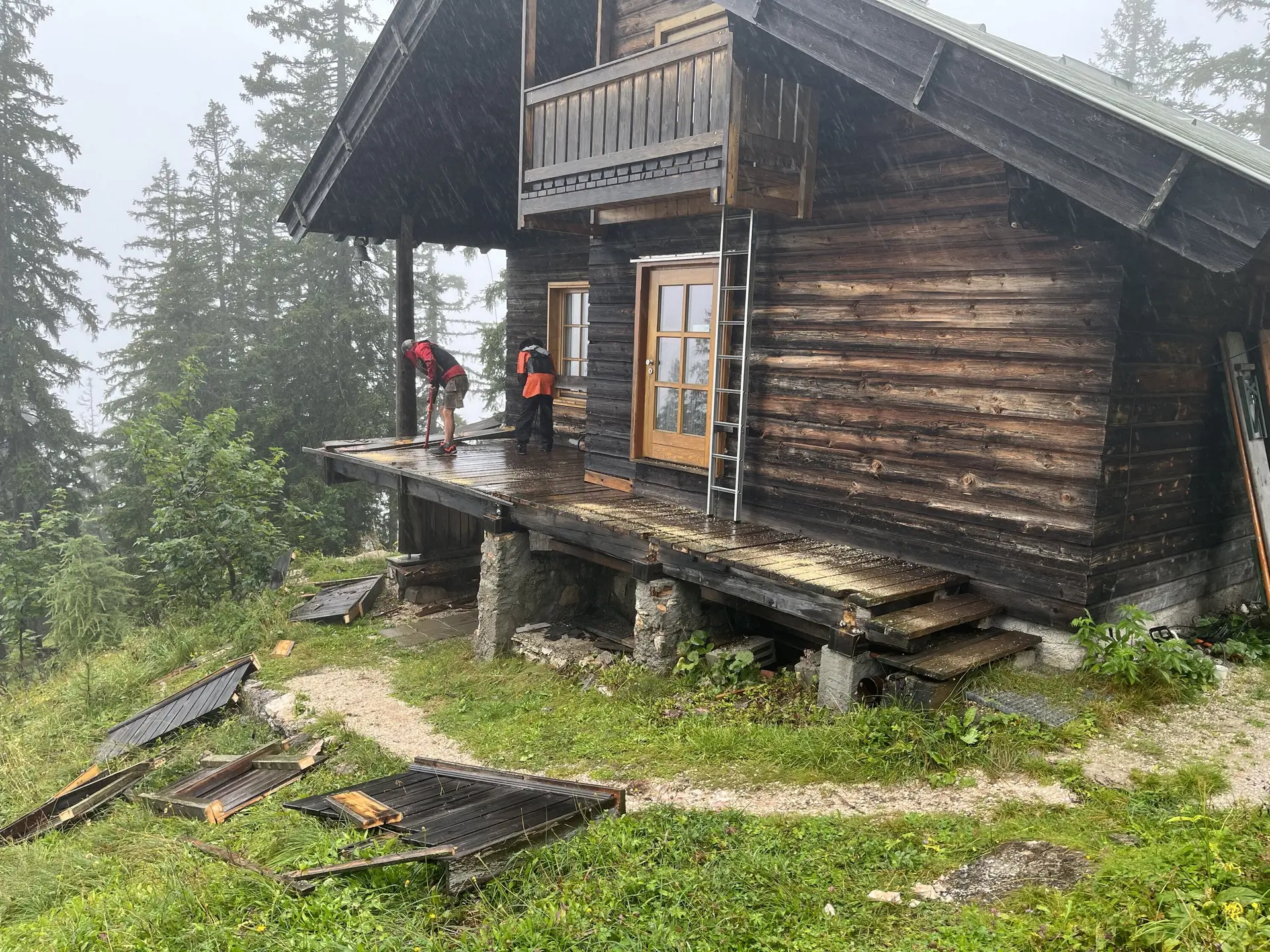 © DAV Teisendorf / Terassensanierung 08/2024