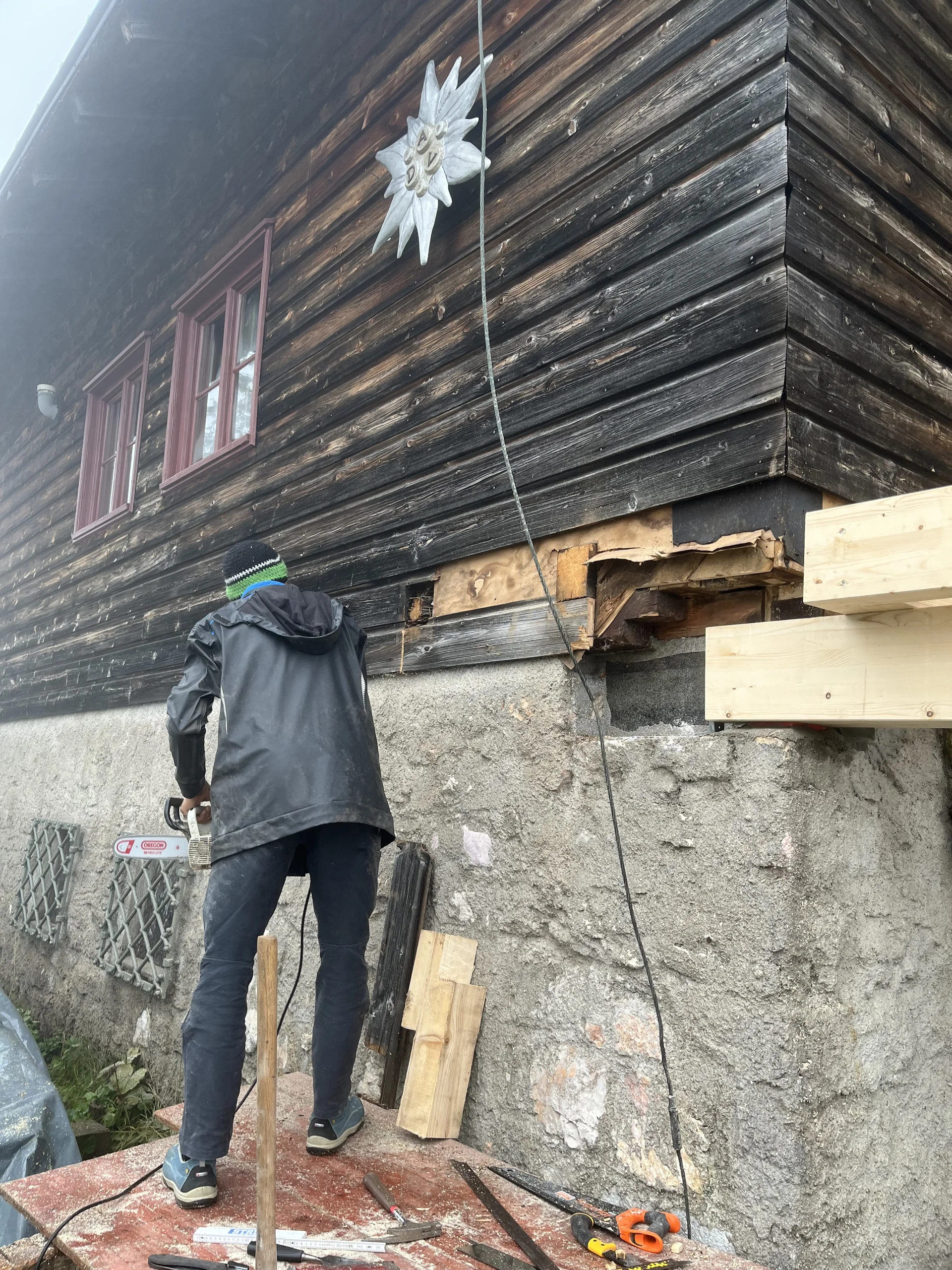 © DAV Teisendorf / Terassensanierung 08/2024