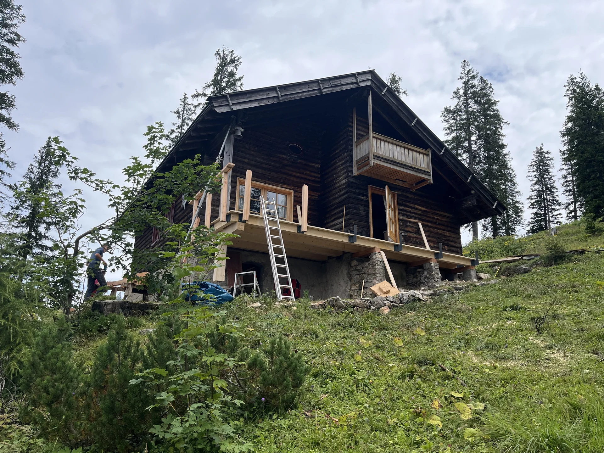 © DAV Teisendorf / Terassensanierung 08/2024