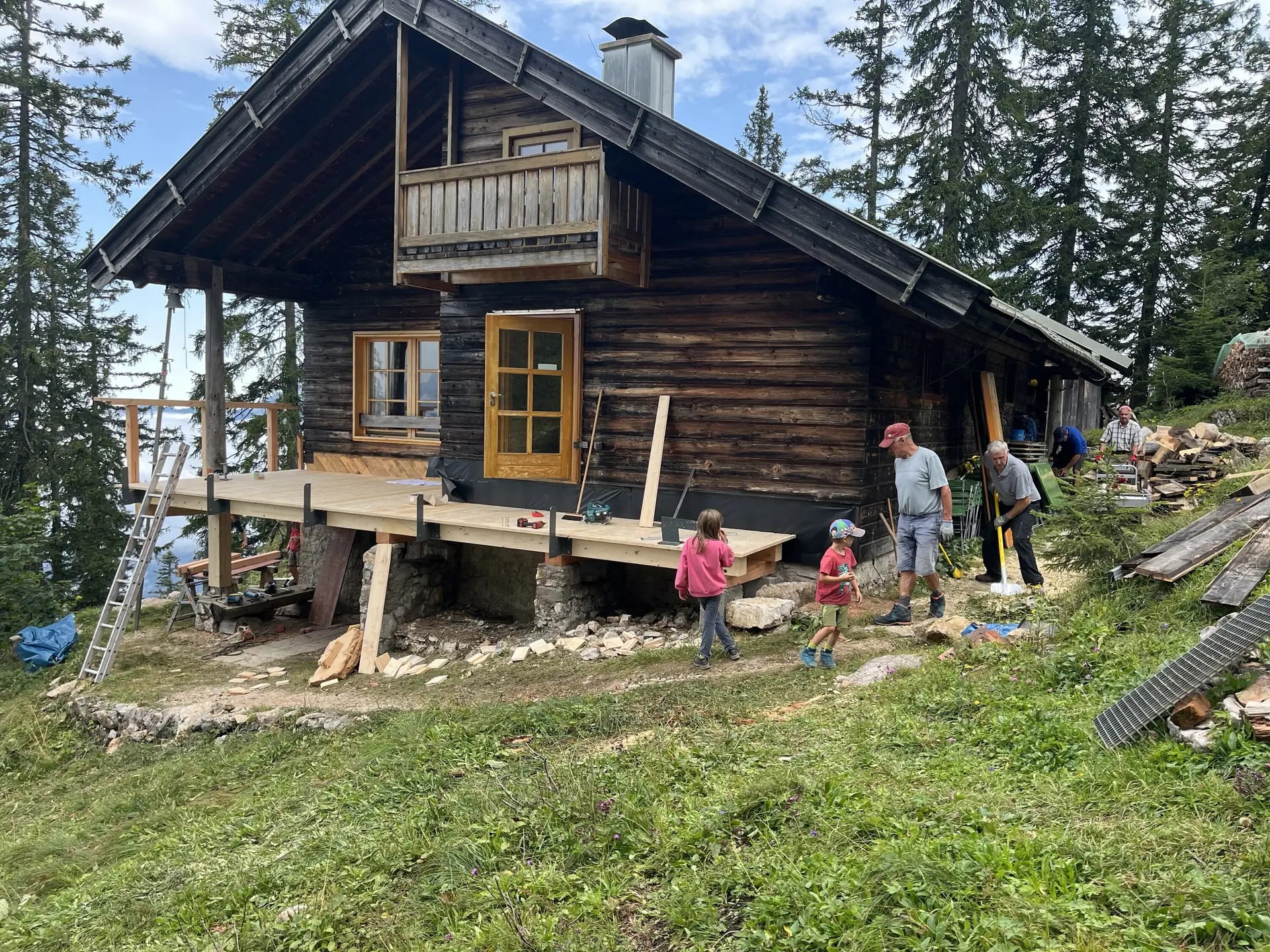 © DAV Teisendorf / Terassensanierung 08/2024