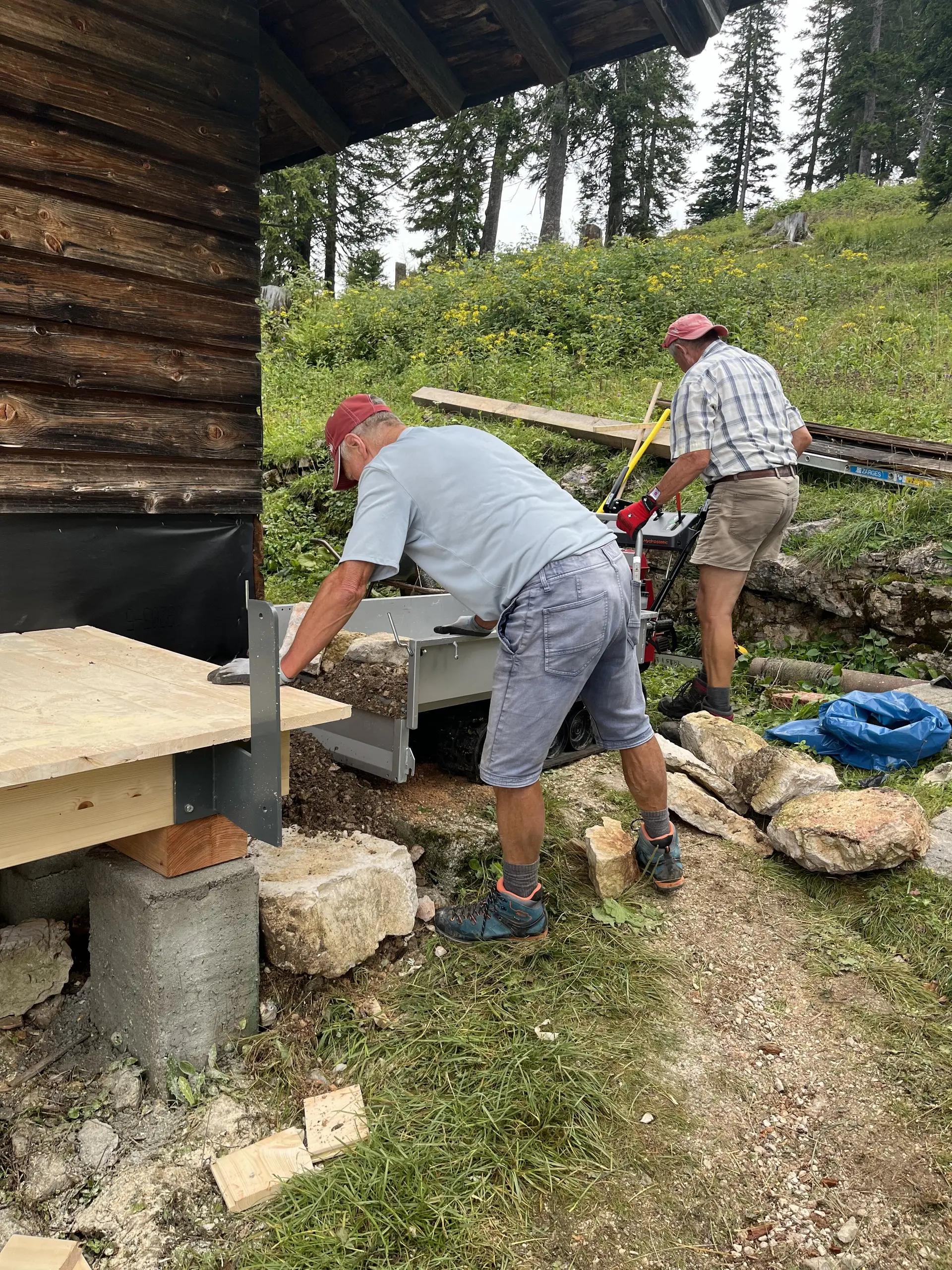 © DAV Teisendorf / Terassensanierung 08/2024